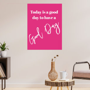 Poster Quotidiennement Les Citations Ont Un Bon Jour Rose