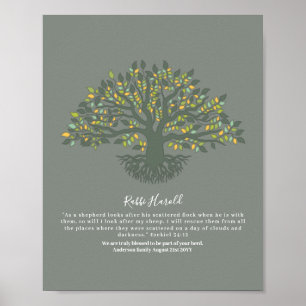Poster RABBI Merci Gift, Ezekiel 34 Wall ART BUDGET