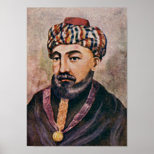 Poster Rabbin Moïse Maimonides - le Rambam