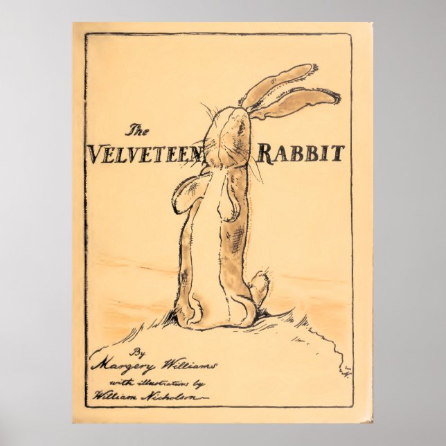 Poster Rabbit Velveteen - Couverture de livre (Devant)