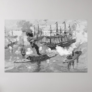 Poster Rachat du 'Tennessee', bataille de Mobile