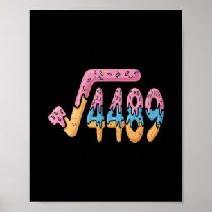 Poster Racine Carrée 4489 Glace Argot Math 67 Six Sept