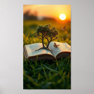 Poster Racines de l'imagination - Où les histoires pousse