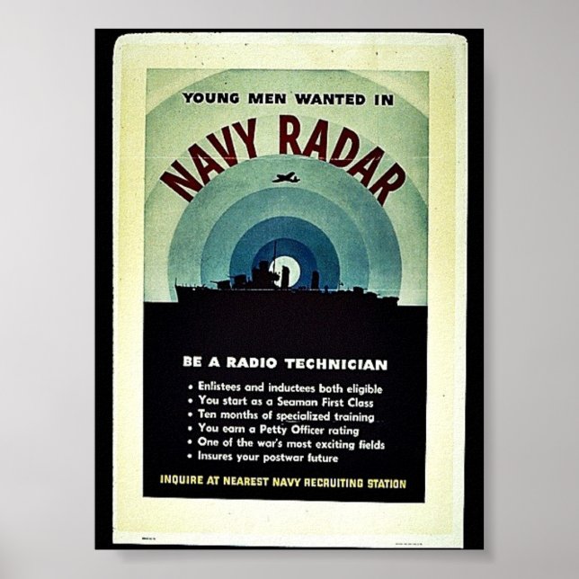 Poster Radar de marine (Devant)