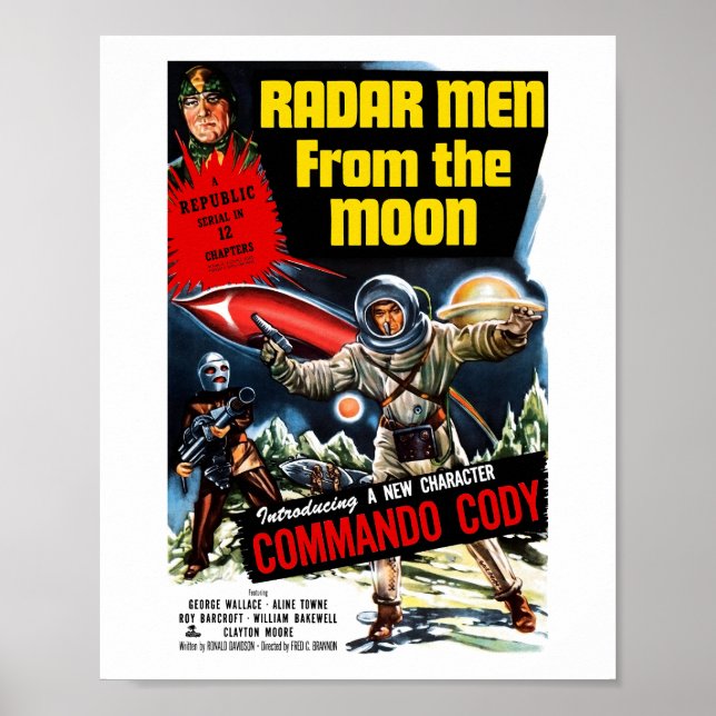 Poster Radar Men from the Moon (1952) (Devant)