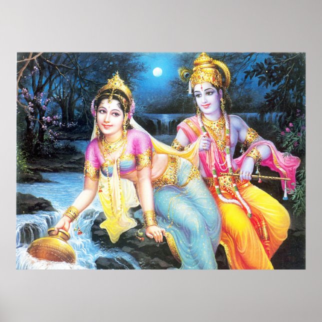 Poster radha-krishna (Devant)