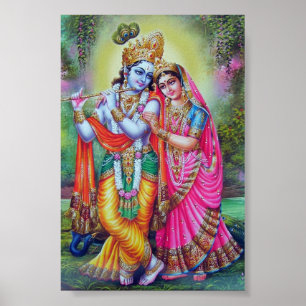 Poster Radha-krishna