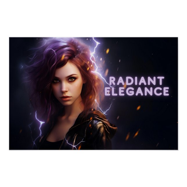 Poster Radiant Elegance (Vorderseite)