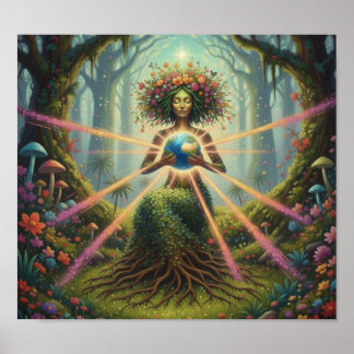 Poster RadiantEarthGoddess