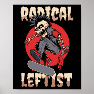 Poster Radical Left Hander Club à gauche