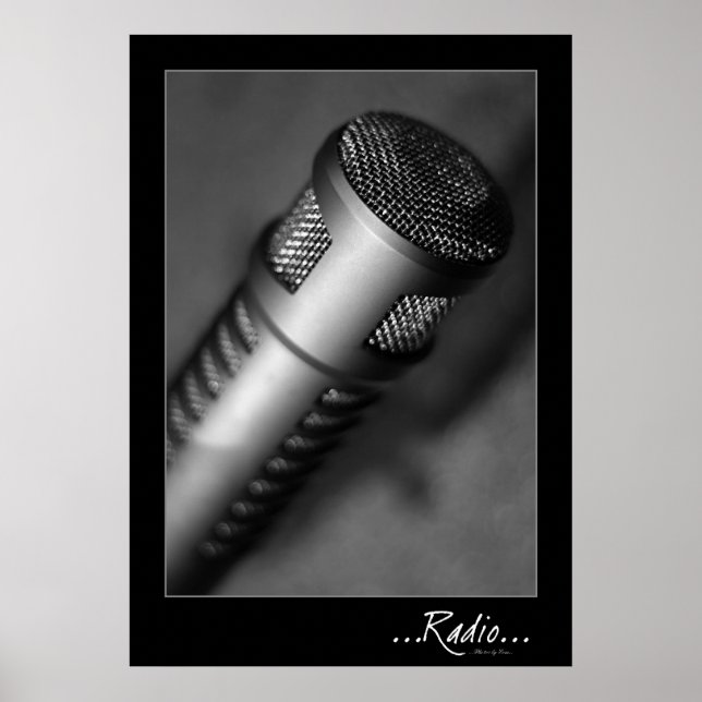 Poster RADIO : Microphone (Devant)