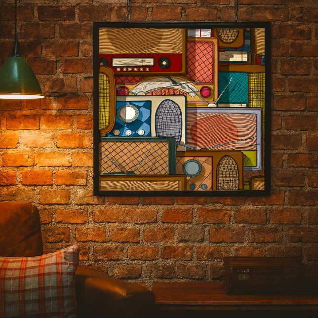 Poster Radios vintages (Créateur téléchargé)