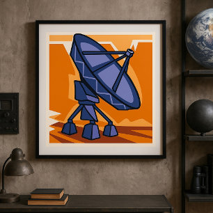 Poster Radiotélescope spatial