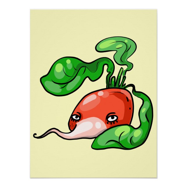 Poster Radish (Devant)