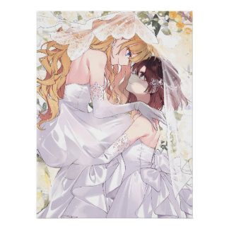 Poster Rae et Claire Mariage | WataOshi