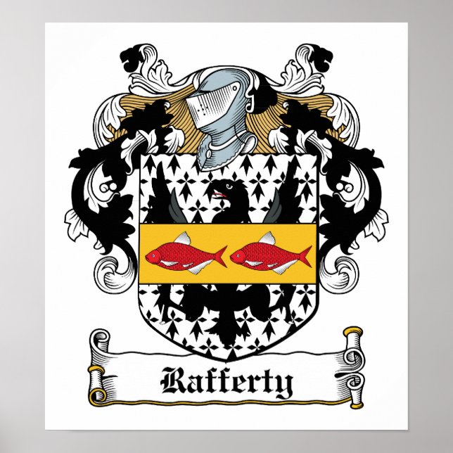 Poster Rafferty Family Crest (Devant)