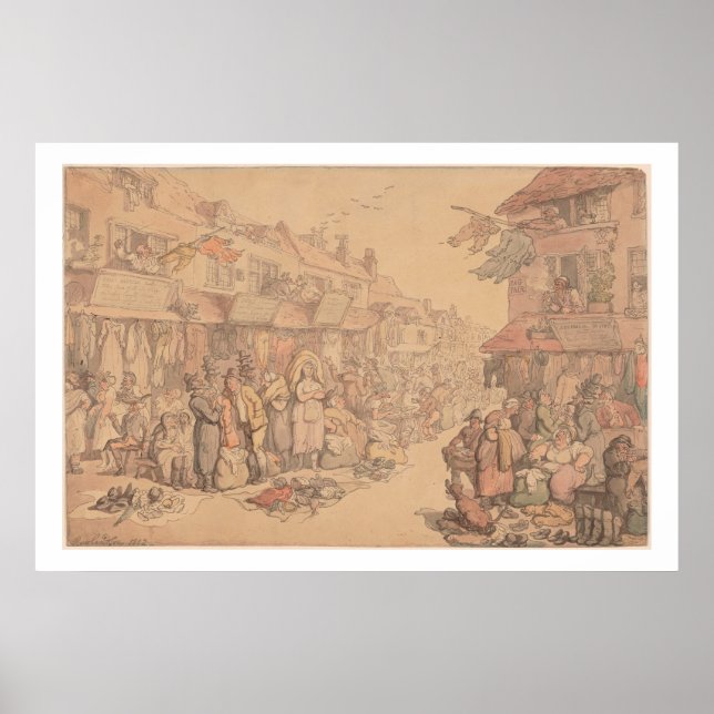 Poster Rag Fair, Petticoat Lane (Devant)