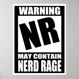 Poster Rage nerd