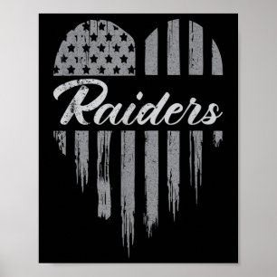 Poster Raiders Nom de coeur Hommes Femmes Fille Enfant