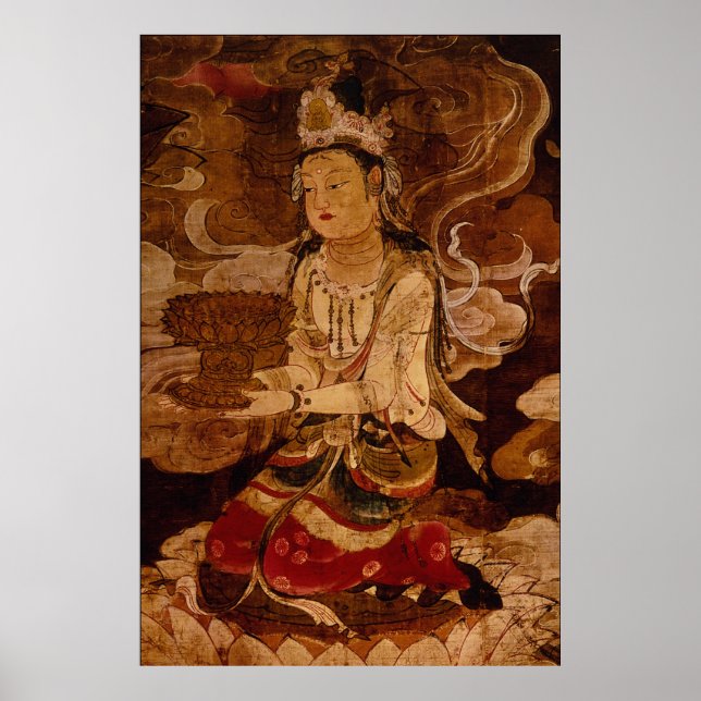 Poster Raigo d'Amida et son hôte (détails) (Devant)