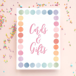 Poster Rainbow Art Anniversaire Cartes et cadeaux