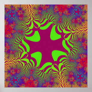 Poster Rainbow Berry Cross