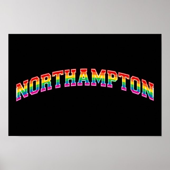 Poster Rainbow Northampton (Devant)