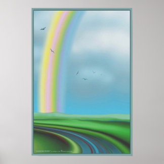 Poster " RAINBOW RIVER " par : Robert Singletary