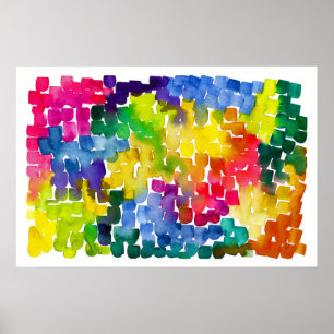 Poster Rainbow Road