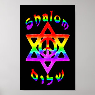 Poster Rainbow Shalom