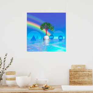 Poster Rainbow Tree