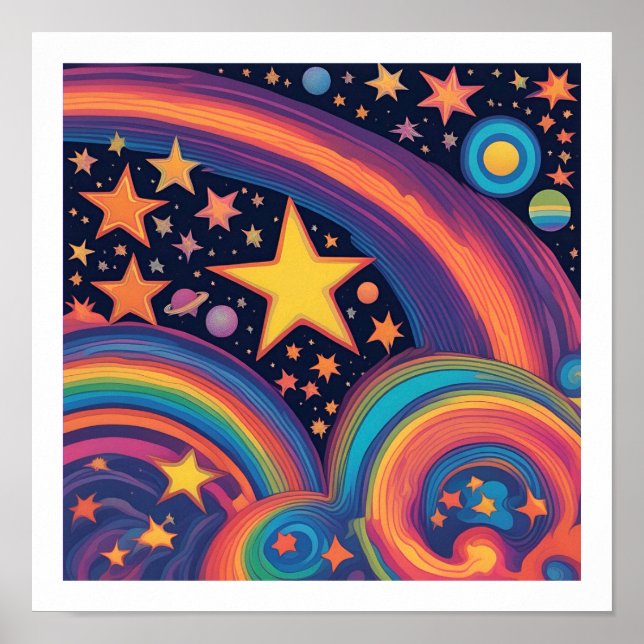 Poster Rainbow Universe (Devant)