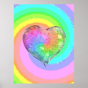 Poster Rainbow Valentine