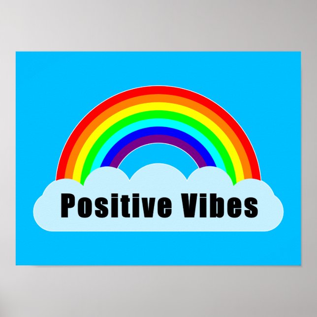 Poster RAINBOW - Vibes positives (Devant)