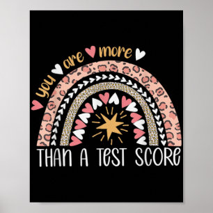 Poster Rainbow Vous Êtes Plus Qu'Un Jour De Test Score