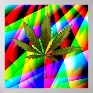 Poster Rainbow's Leaf....