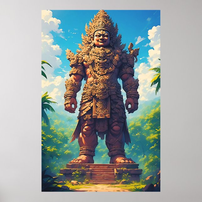 Poster “Raksasa Nusantara” (Géant de l'Archipel) (Devant)