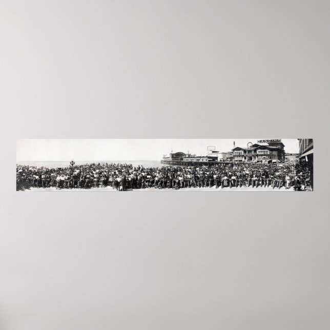 POSTER RALLY DE MOTO DE VENISE BEACH 1911 (Devant)