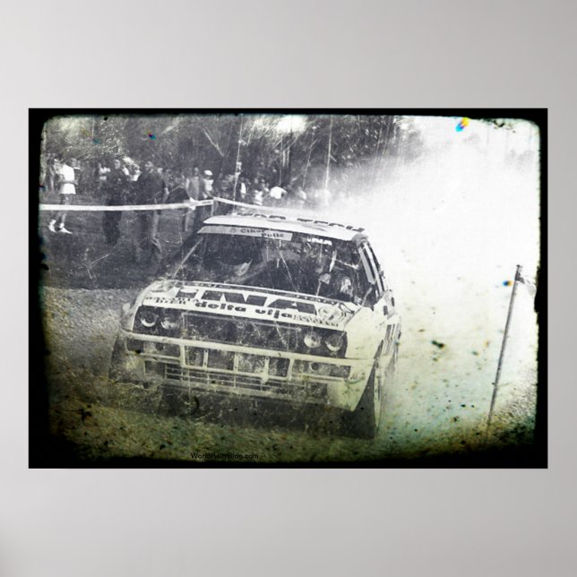 Poster Rallye du delta de Lancia (Devant)
