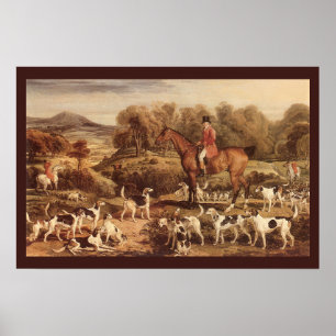 Poster Ralph Lambton et ses chiens par James Ward