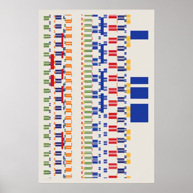 Poster Ramanujan Numbers Pattern  (Devant)