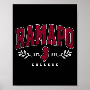 Poster Ramapo Institut De Technologie Arc Rétro Pour Homm