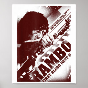 Poster Rambo Premier Sang Partie Ii Vous Devez Devenir La