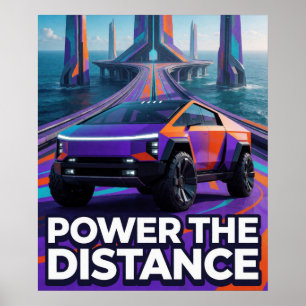 Poster Ramener La Distance Ramassage Futuriste Pour Venti