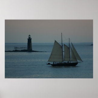 Poster Rams Island Ledge, Maine