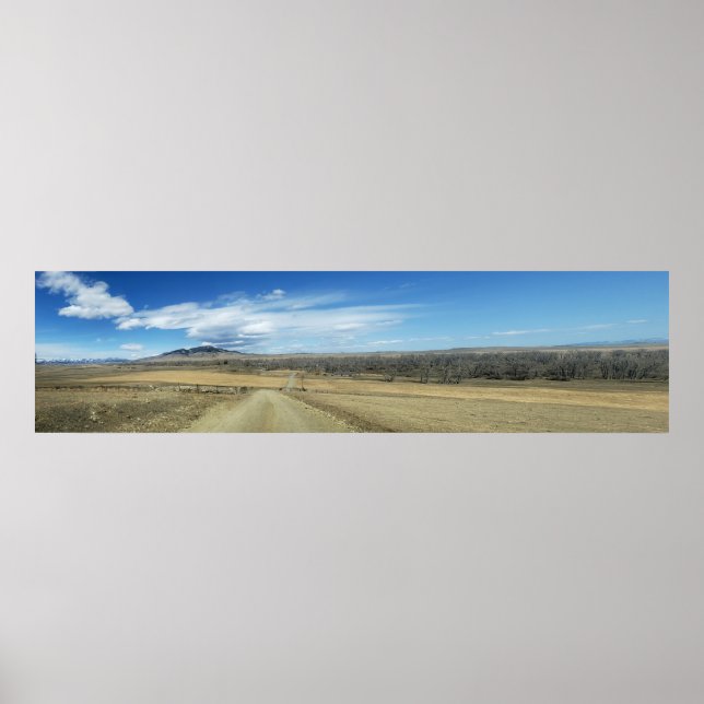 Poster Ranchlands et Montagnes, Montana (Devant)