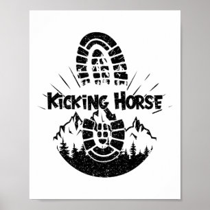 Poster Randonnée En Kicking Horse Vacances Ski