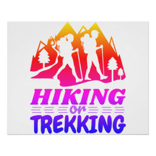 Poster Randonnée ou trekking