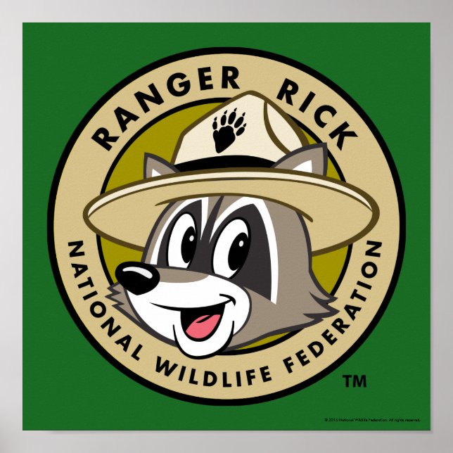 Poster Ranger Rick | Logo Ranger Rick (Devant)