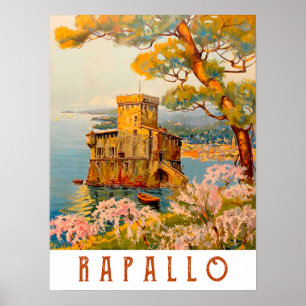 Poster Rapallo, Italie